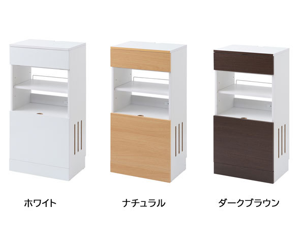 カウンター下ルーター収納