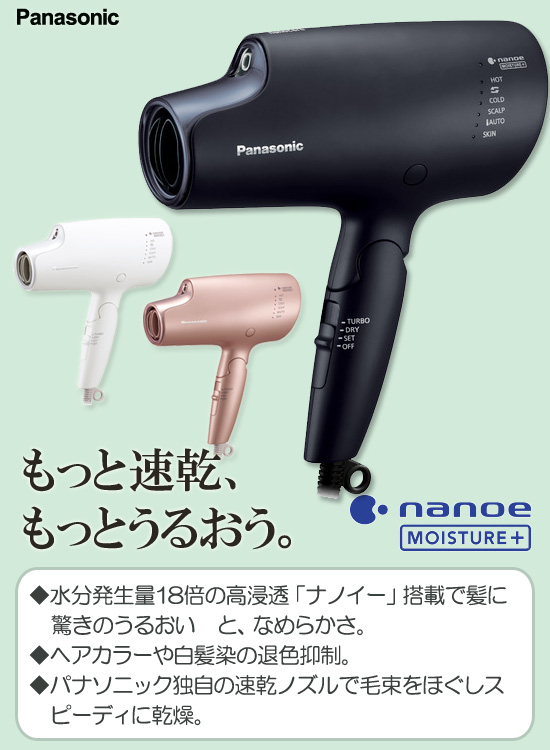 概要 ヘアードライヤー ナノケア EH-NA0G | ヘアケア