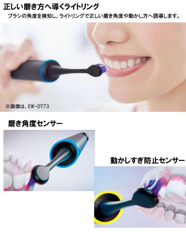 パナソニック 音波振動ハブラシ ドルツ EW-DT63 : アテーネYahoo!店