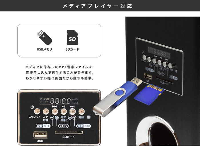 テレビやゲーム機・DVDプレイヤーなどにおすすめのタワースピーカー