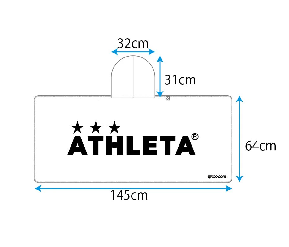 ATHLETA（アスレタ） 公式 冷感ポンチョ NEW 新作 2026 フットサル