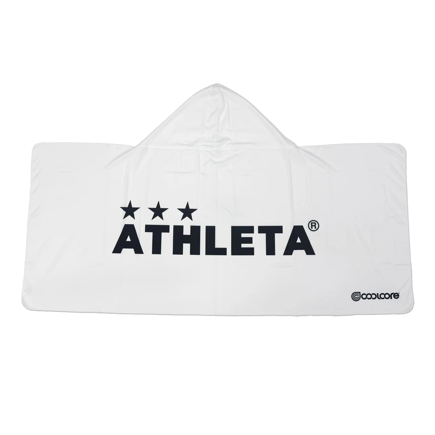 ATHLETA 冷感ポンチョ　完売　限定品　ホワイト　サッカー ATHLETA（アスレタ） 公式 冷感ポンチョ NEW 新作 2026 フットサル