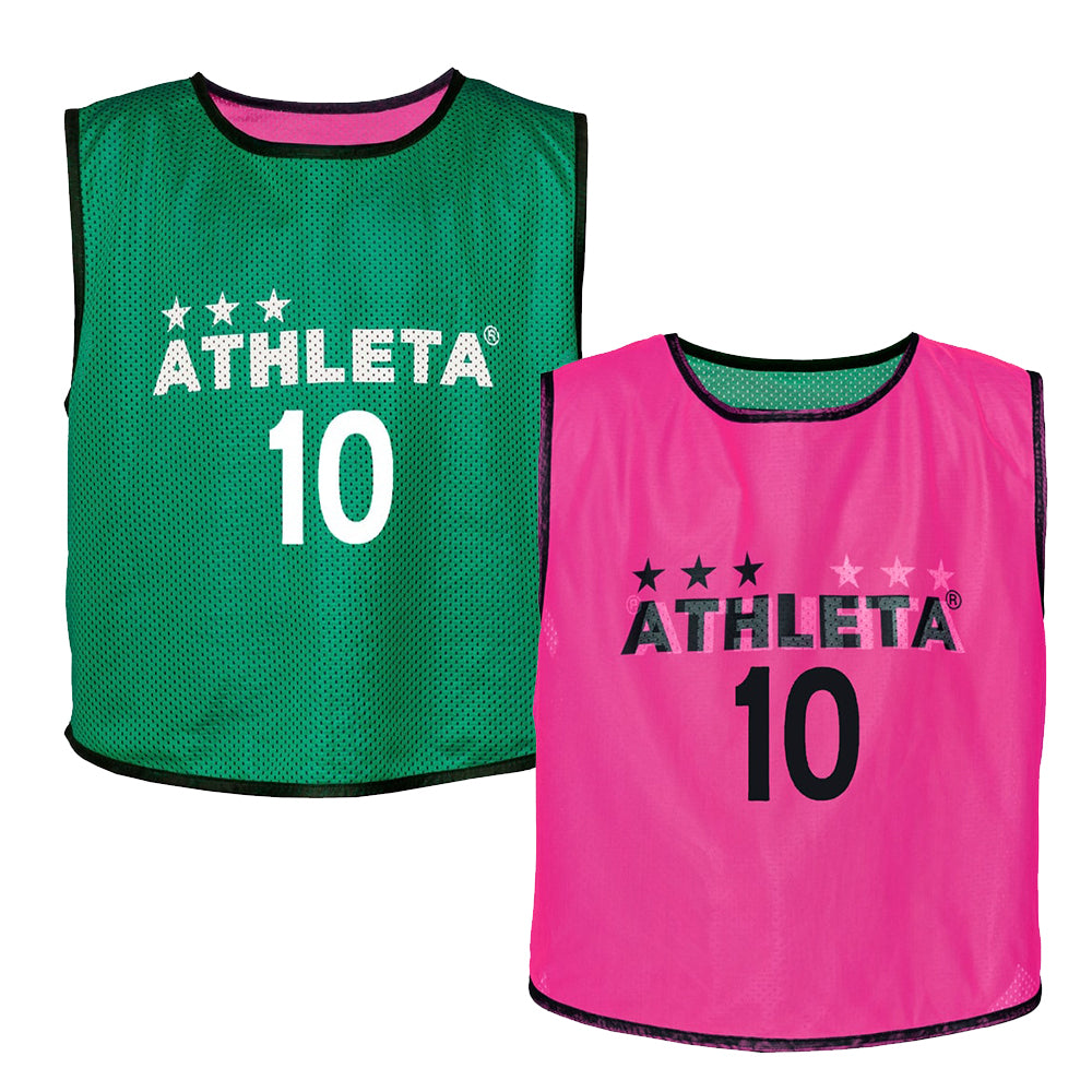 y*u様 ATHLETA サッカー ビブス　11着 ATHLETA（アスレタ） リバーシブルビブス10枚セット フットサル