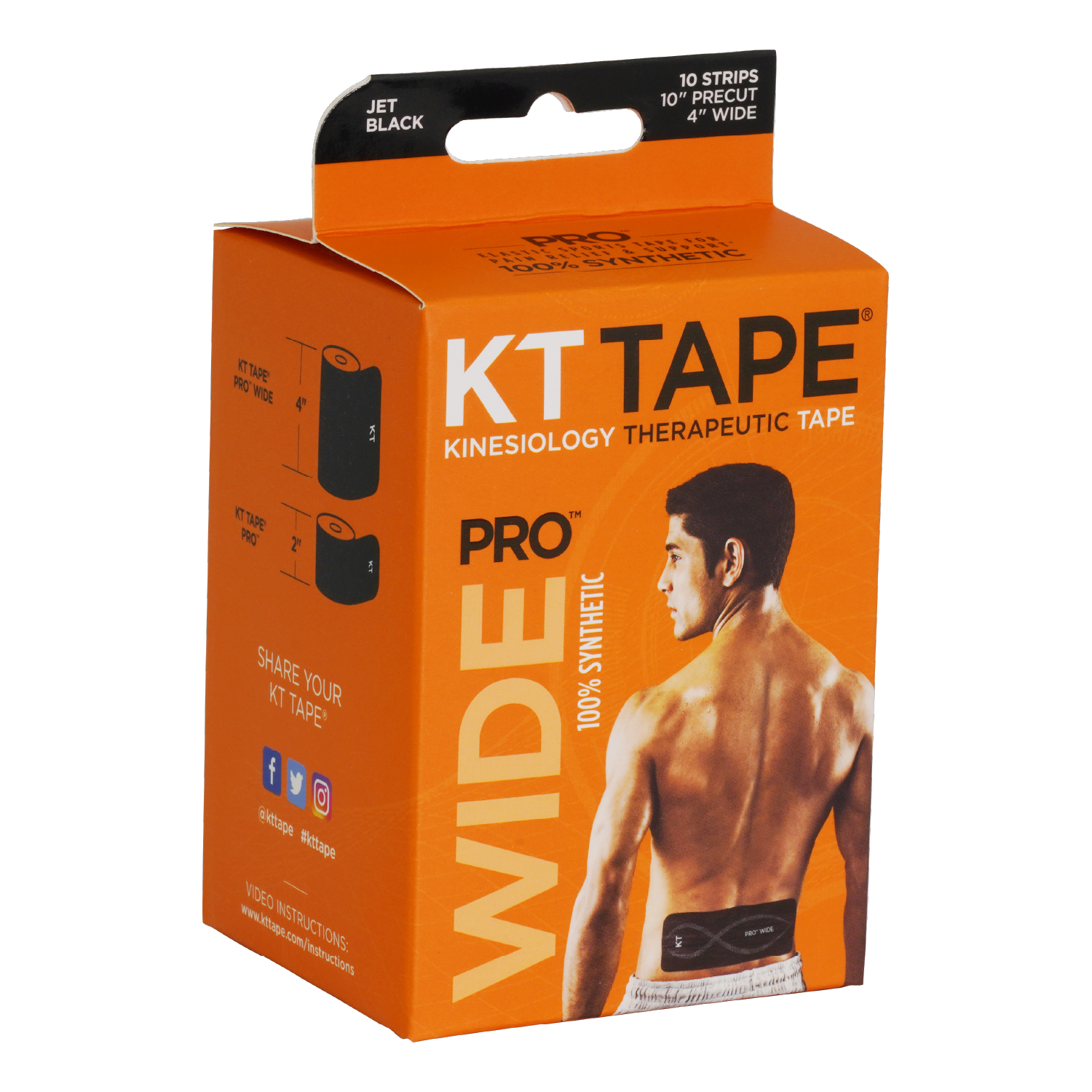 KT TAPE PRO (ワイド) ×10枚入り / 10cm×25cm KTテープ テーピング キネシオタイプ 伸縮性 筋肉サポート 新素材｜athletesupportsystem｜04