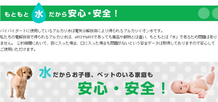 バイバイダート 20L 詰め替え 特許水で99.9％除菌＆洗浄ウォーター 油