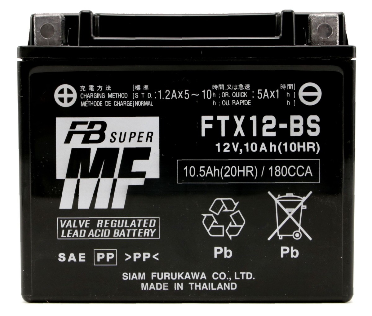 古河電池 FURUKAWA BATTERY FTX12-BS 液入り充電済み メーカー1年保証 互換YTX12-BS GTX12-BS DTX12-BS  :070F12:アトラスダイレクトショップ - 通販 - Yahoo!ショッピング