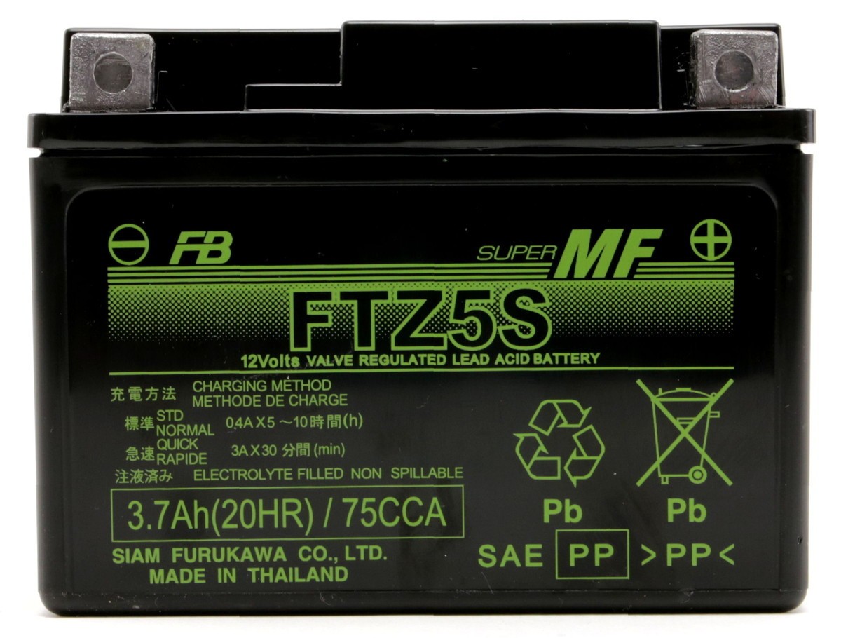 古河電池 FURUKAWA BATTERY FTZ5S 初期充電済み メーカー1年保証 互換GTZ5S GTZ4V YTZ5S  :070F25:アトラスダイレクトショップ - 通販 - Yahoo!ショッピング