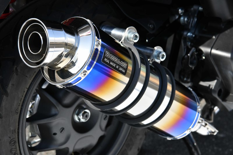 BEAMS G1011-53-007 LEAD125 リード 8BJ-JK12 フルエキ R-EVO ヒート