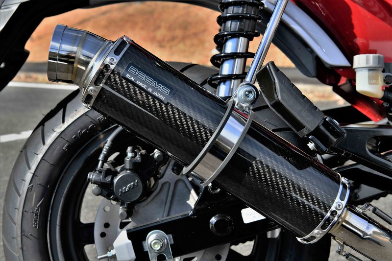 BEAMS G1012-53-006 DAX125 ダックス 8BJ-JB04 フルエキ R-EVO カーボン ビームス マフラーの画像