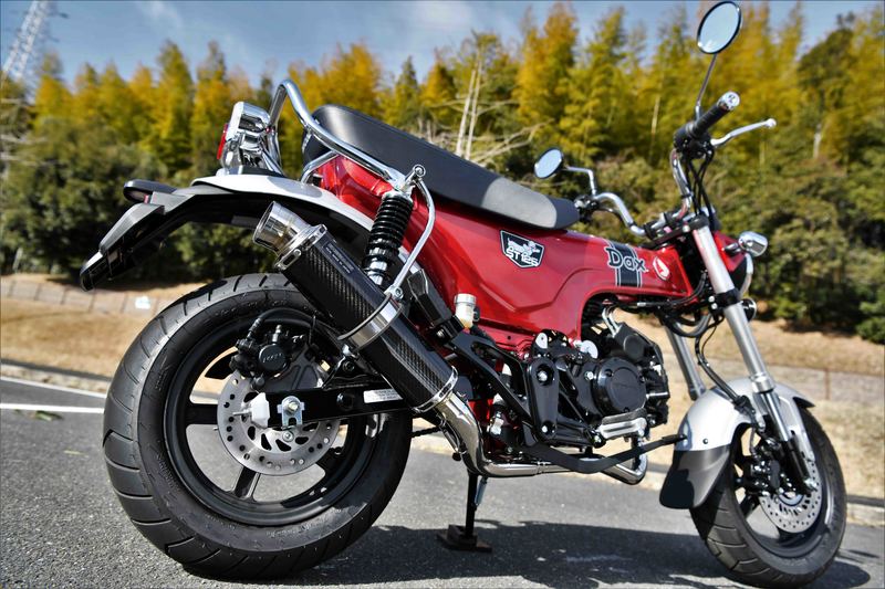 BEAMS G1012-53-006 DAX125 ダックス 8BJ-JB04 フルエキ R-EVO カーボン ビームス マフラーの画像