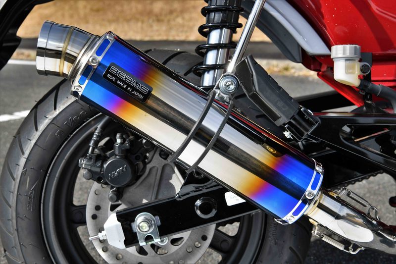 BEAMS G1012-53-007 DAX125 ダックス 8BJ-JB04 フルエキ R-EVO チタン ビームス マフラーの画像
