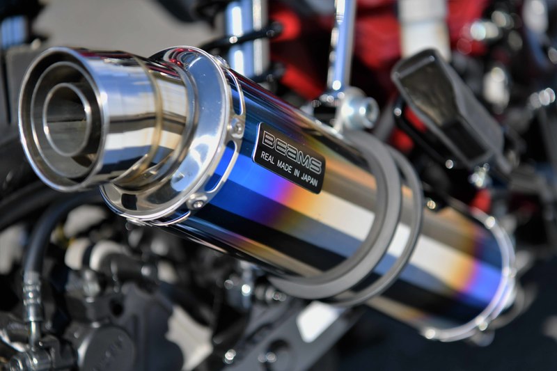 BEAMS G1012-53-007 DAX125 ダックス 8BJ-JB04 フルエキ R-EVO チタン ビームス マフラーの画像