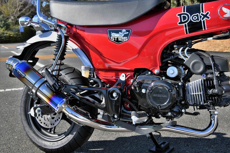 BEAMS G1012-53-007 DAX125 ダックス 8BJ-JB04 フルエキ R-EVO チタン ビームス マフラーの画像