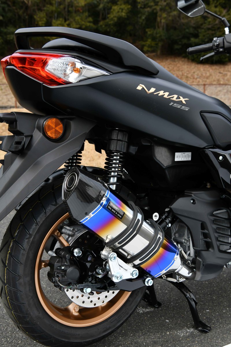 ビームスマフラー BEAMS G271-65-001 N-MAX155 8BK-SG66J 2022~ フルエキ CORSA-EVO2