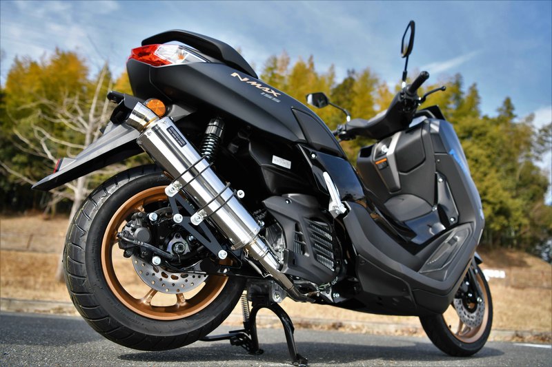 BEAMS G271-53-008 N-MAX155 8BK-SG66J 2022~ フルエキ R-EVO ステンレス ビームス マフラーの画像