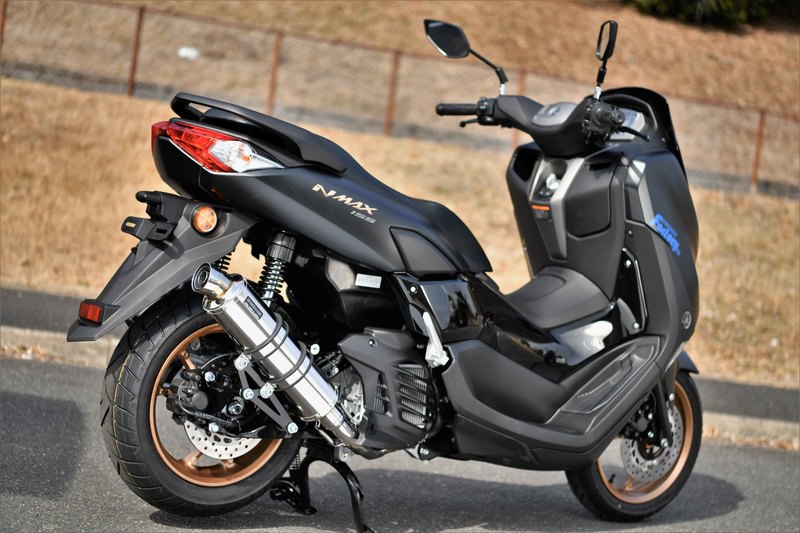 BEAMS G271-53-008 N-MAX155 8BK-SG66J 2022~ フルエキ R-EVO ステンレス ビームス マフラーの画像