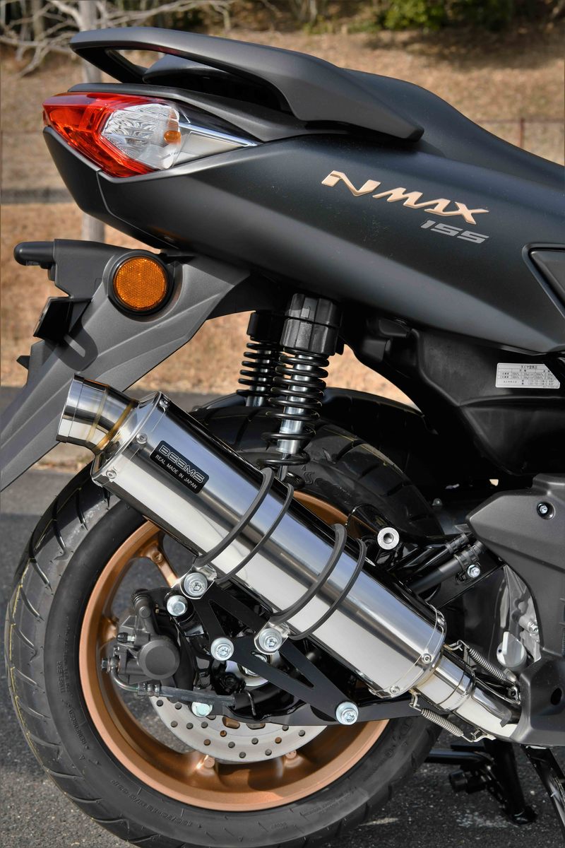 BEAMS G271-53-008 N-MAX155 8BK-SG66J 2022~ フルエキ R-EVO ステンレス ビームス マフラーの画像