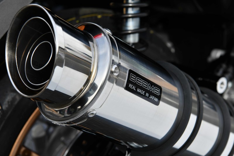 BEAMS G271-54-008 N-MAX155 8BK-SG66J 2022~ フルエキ R-EVO2 ステンレス ビームス マフラーの画像