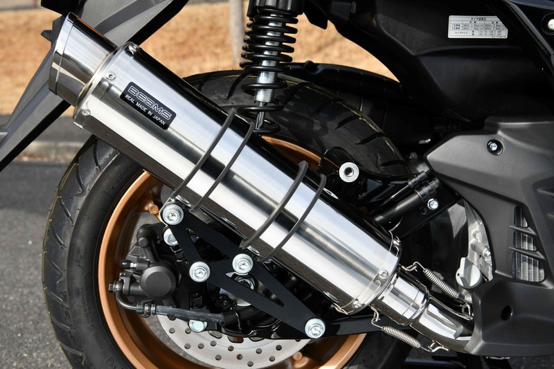BEAMS G271-54-008 N-MAX155 8BK-SG66J 2022~ フルエキ R-EVO2 ステンレス ビームス マフラーの画像