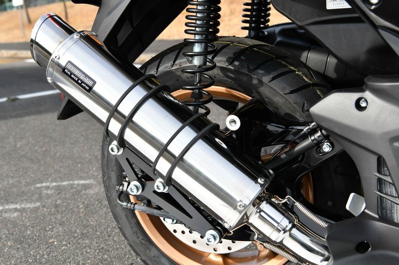 BEAMS G271-54-008 N-MAX155 8BK-SG66J 2022~ フルエキ R-EVO2 ステンレス ビームス マフラーの画像