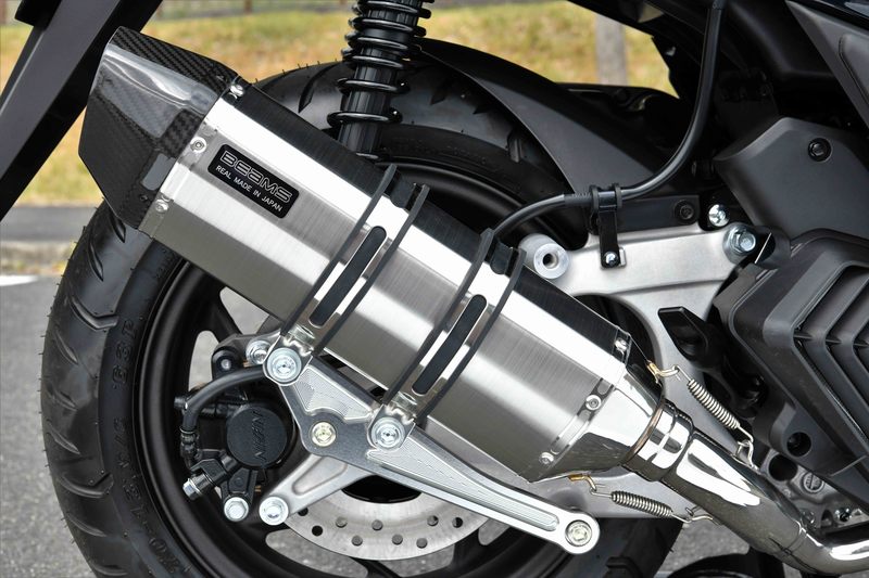 BEAMS マフラー サイレンサー ステンレスミラー BEAMS G1014-64-000 PCX125 2023~ 8BJ-JK05 CORSA-EVO2 ステンレス