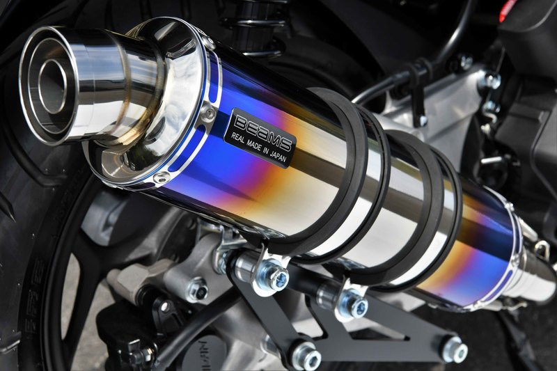 BEAMS G1014-53-007 PCX125 2023~ 8BJ-JK05 R-EVO ヒートチタン