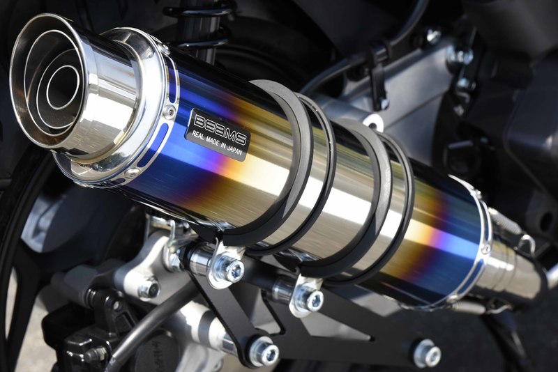 BEAMS BEAMS R-EVO2 ヒートチタンサイレンサー 政府認証 PCX160