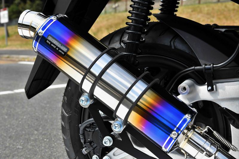 BEAMS G1015-53-007 PCX160 2023~ 8BK-KF47 R-EVO ヒートチタン