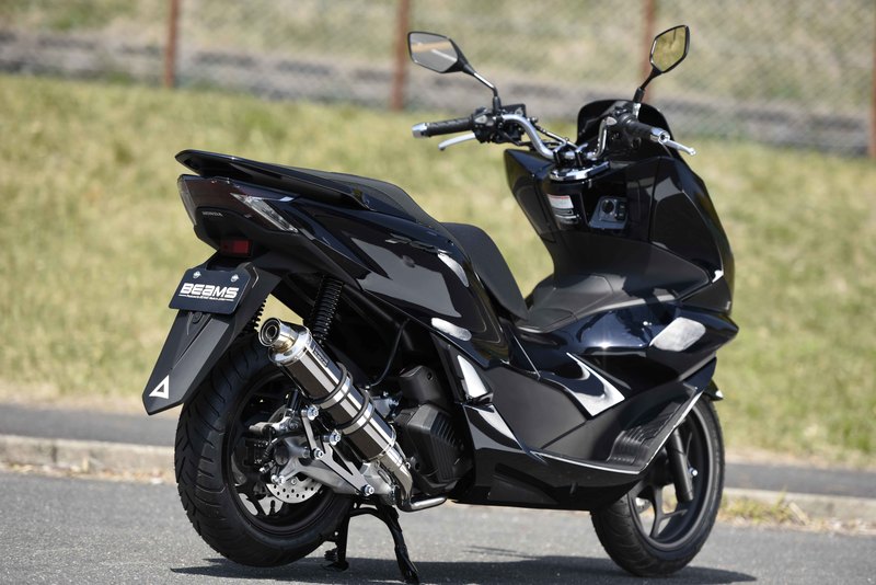 ＰＣＸ１６０（ＫＦ４７）　ビームスマフラー BEAMS G1015-53-007 PCX160 2023~ 8BK-KF47 R-EVO ヒートチタン
