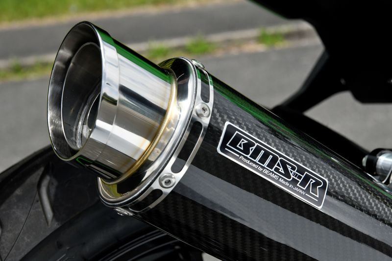 BEAMS G433-54-P3J NINJA250 8BK-EX250Y/2BK-EX250P スリップオン R