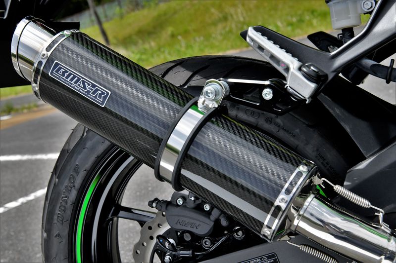 BEAMS G433-54-P3J NINJA250 8BK-EX250Y/2BK-EX250P スリップオン R