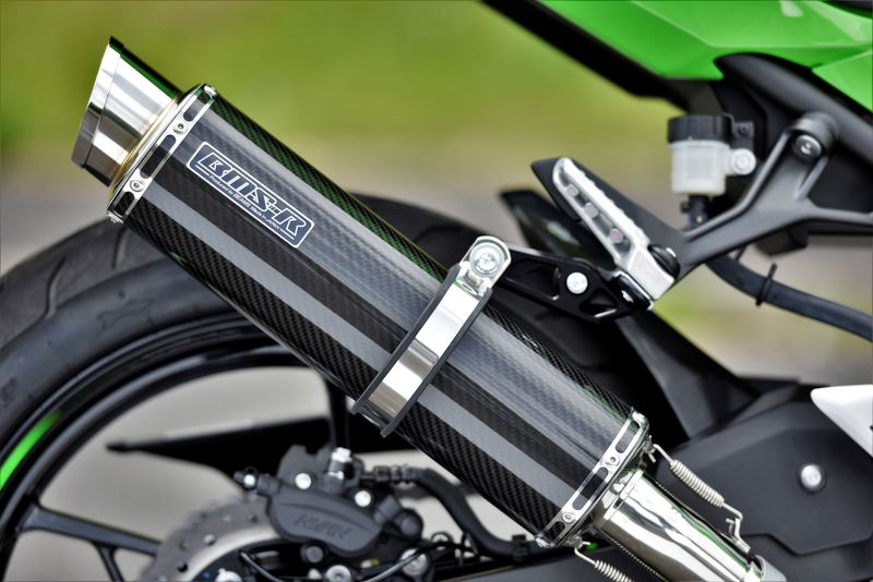 BEAMS G433-54-P3J NINJA250 8BK-EX250Y/2BK-EX250P スリップオン R