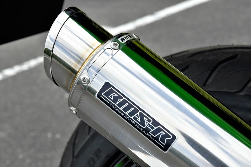 BEAMS G433-54-P3J NINJA250 8BK-EX250Y/2BK-EX250P スリップオン R
