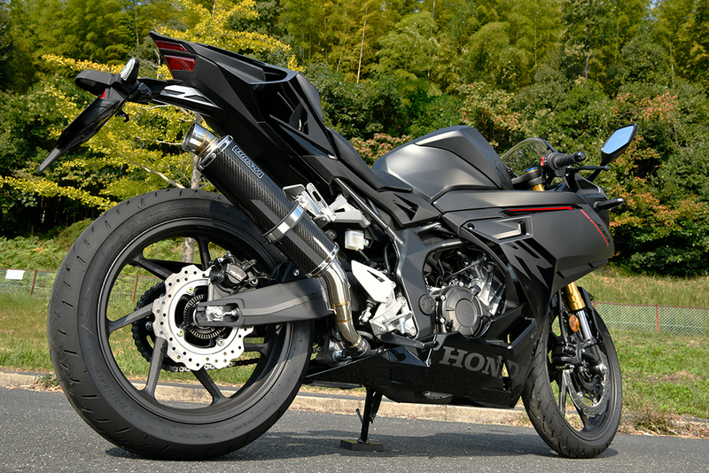LCIマフラー（カーボン調）　cbr250rr 用 BEAMS G1019-53-P2J CBR250RR 8BK-MC51 R-EVO スリップオン カーボン