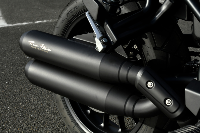 けーん！　ホンダCL250用マフラー　BEAMSパワーヘッダーRS BEAMS CL250 マフラー本体 パワーヘッダー W 政府認証 マット