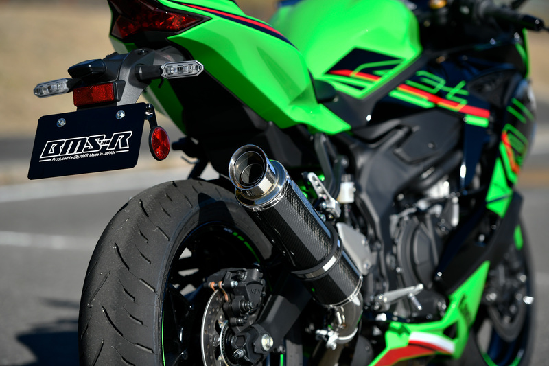 BEAMS G436-54-P2J ZX25R SE 8BK-ZX250H スリップオン R-EVO2 カーボン ビームス マフラー