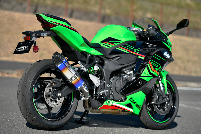 BEAMS G436-65-P6J ZX25R SE 8BK-ZX250H スリップオン CORSA-EVO2 ヒートチタン ビームス マフラー