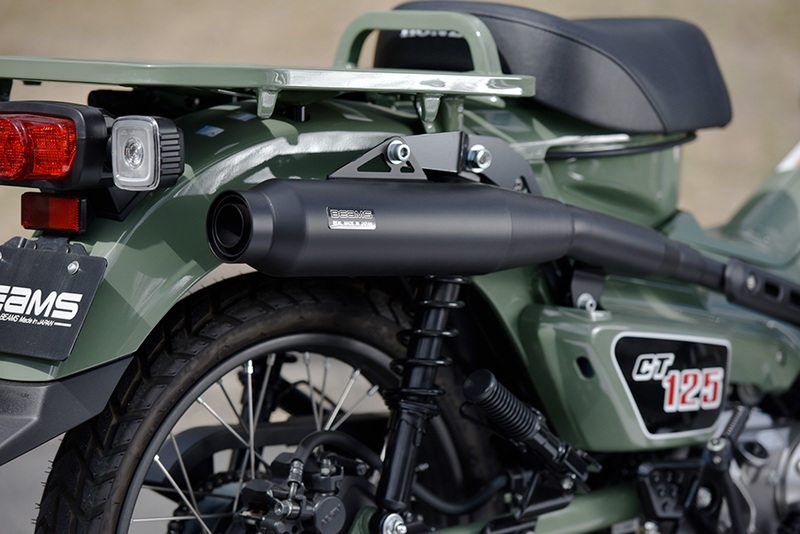 スーパーカブ110用 CT125 ハンターカブ純正マフラー ハンターカブ/CT125】純正マフラーと武川マフラーの性能・音を比較