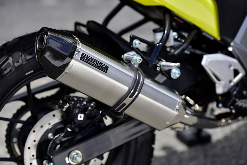 【中古】Vストローム250SX BEAMSマフラー CORSA-EVO II BEAMS ビームス CORSA-EVO2 MBK 政府認証 フルエキゾースト V