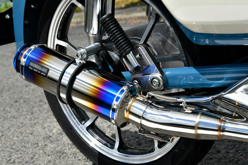 カブ ビームスマフラー BEAMS G1021-56-007 スーパーカブC125 8BJ-JA71 SUPERCUB R-EVO TYPE C