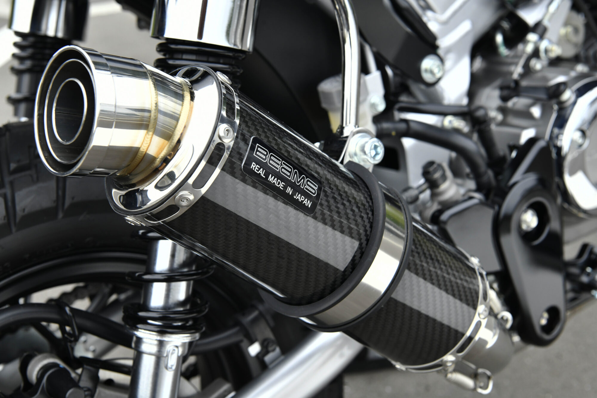 BEAMS G1025-53-006 モンキー125 MONKEY 8BJ-JB05 R-EVO カーボンサイレンサー ビームス マフラーの画像