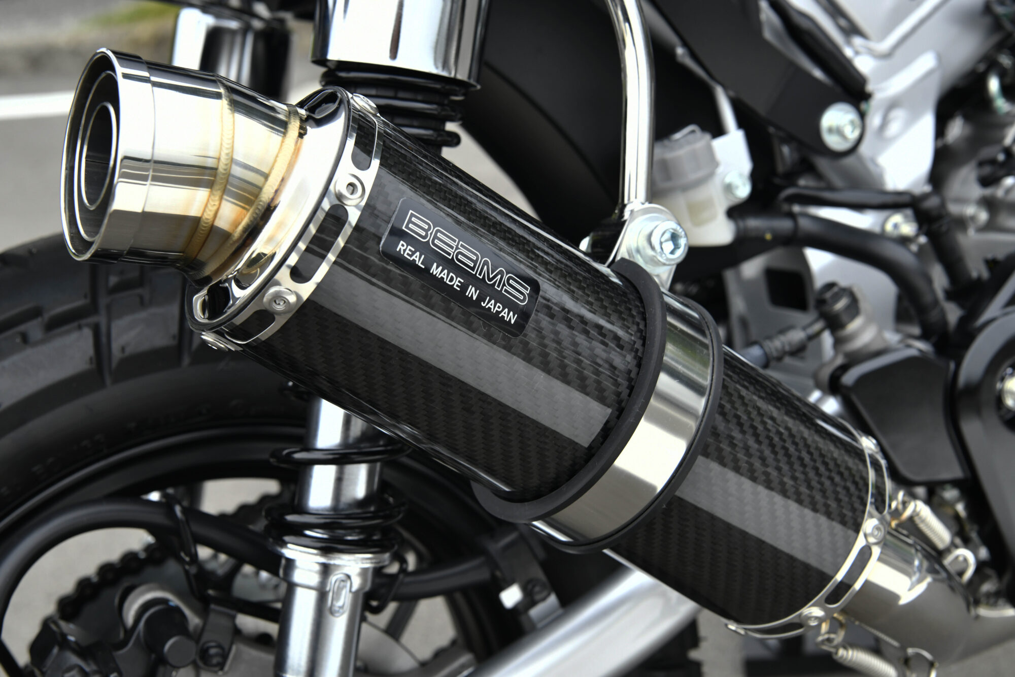 BEAMS G1025-53-006 モンキー125 MONKEY 8BJ-JB05 R-EVO カーボンサイレンサー ビームス マフラーの画像