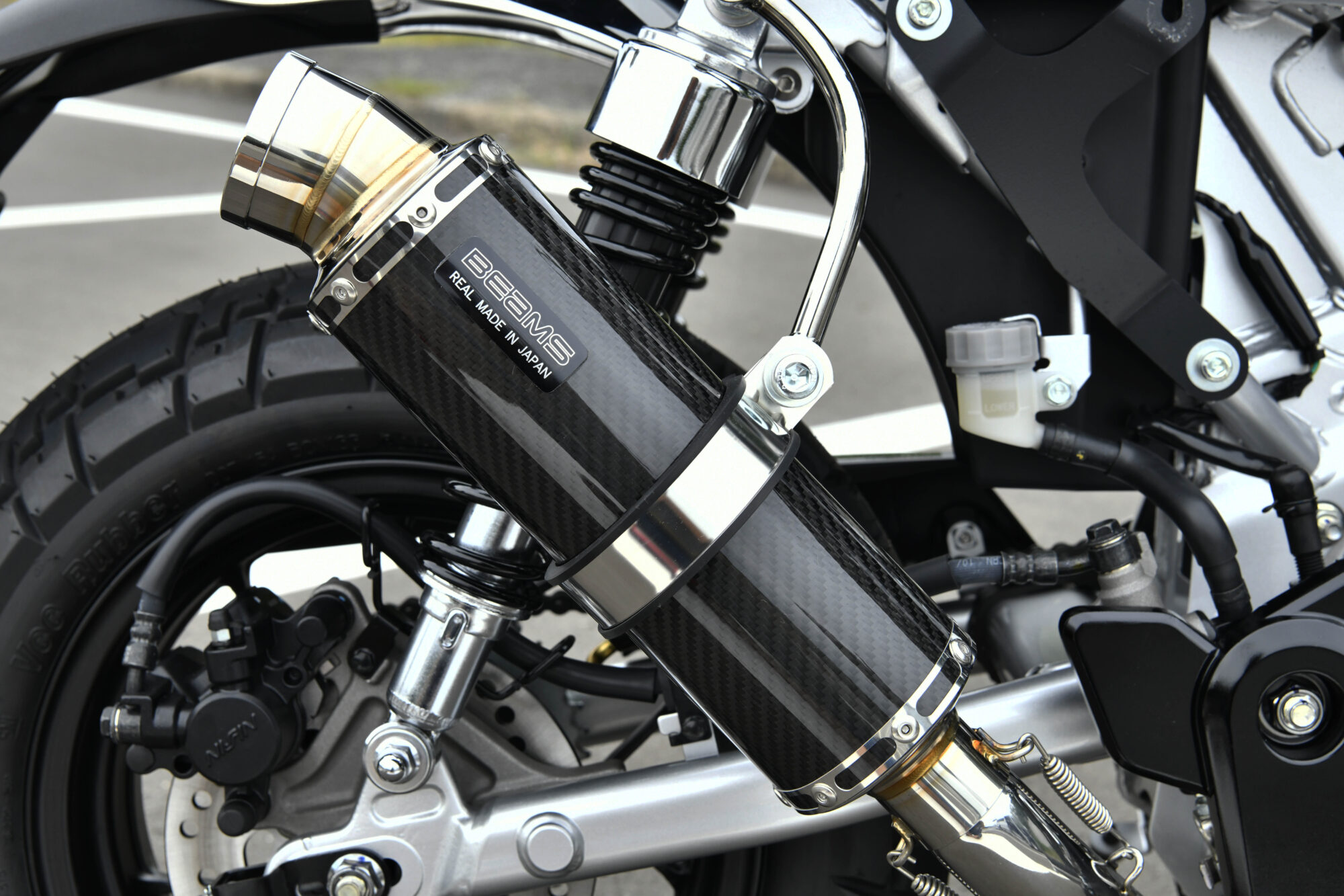 BEAMS G1025-53-006 モンキー125 MONKEY 8BJ-JB05 R-EVO カーボンサイレンサー ビームス マフラーの画像