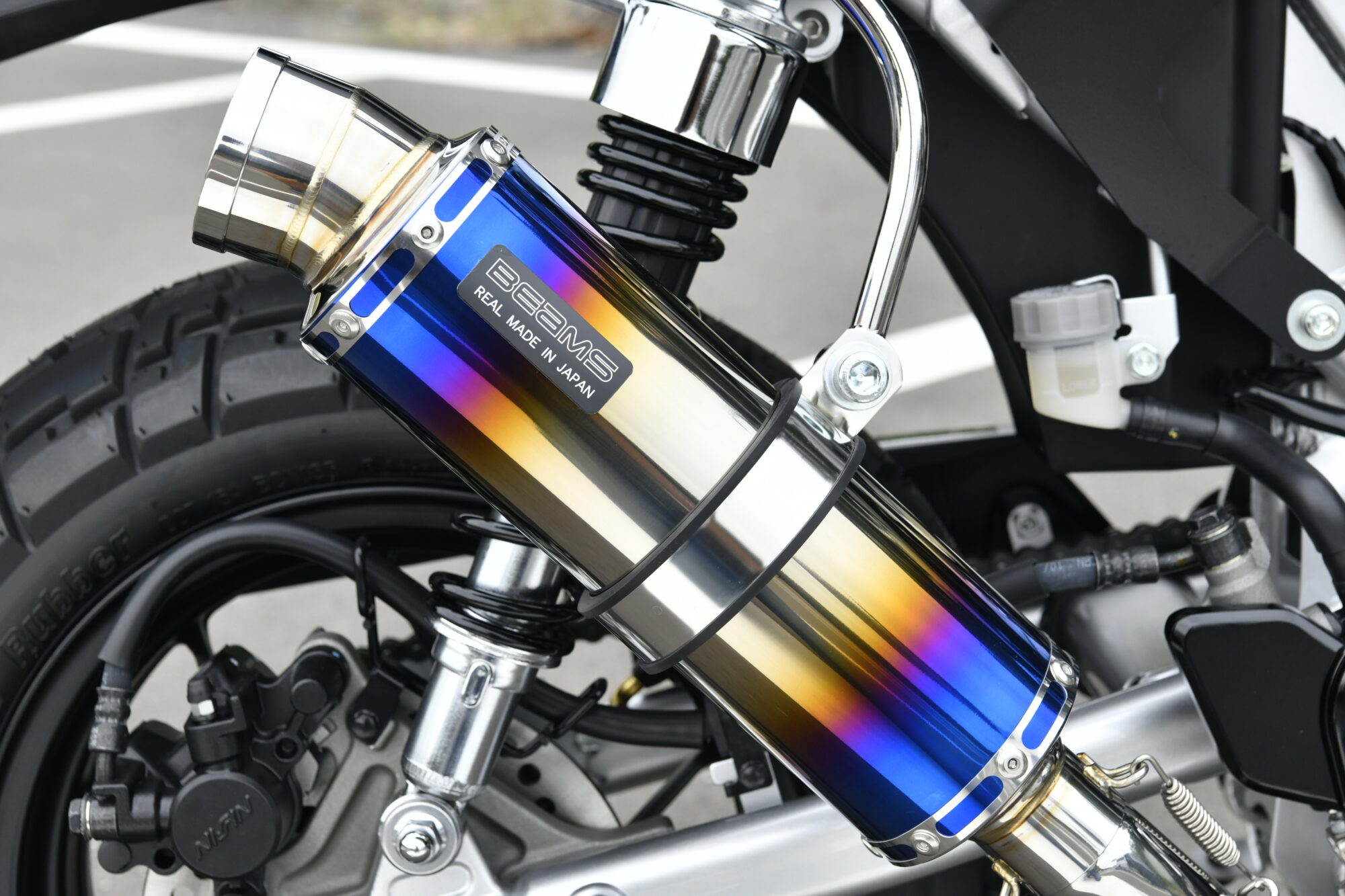 BEAMS G1025-53-007 モンキー125 MONKEY 8BJ-JB05 R-EVO チタンサイレンサー ビームス マフラーの画像
