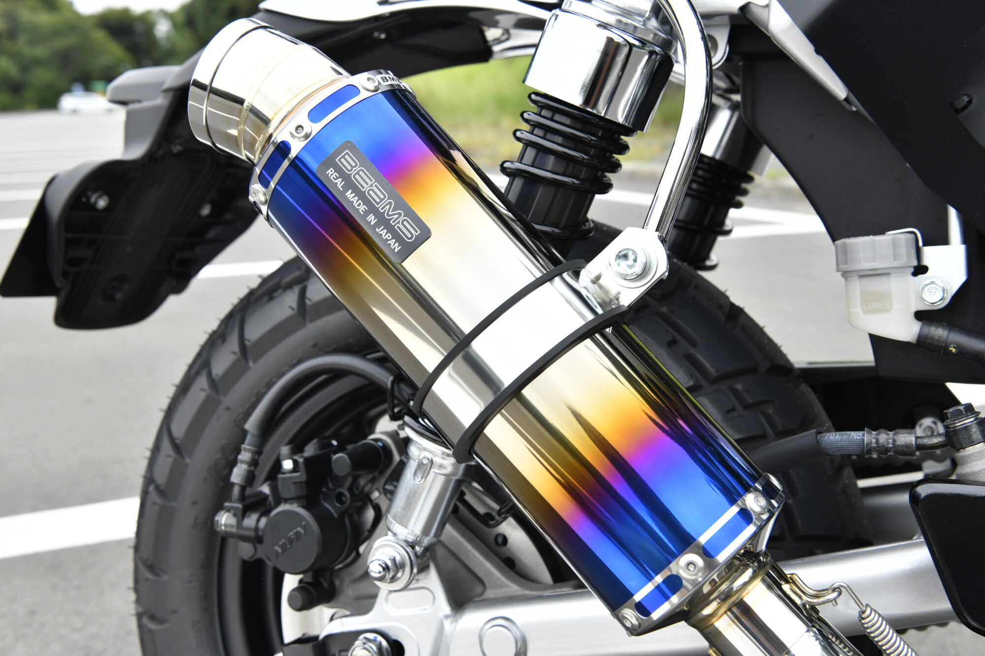 BEAMS G1025-53-007 モンキー125 MONKEY 8BJ-JB05 R-EVO チタンサイレンサー ビームス マフラーの画像