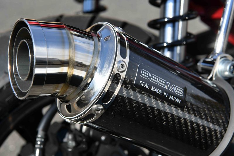 BEAMS G1026-53-006 DAX125 ダックス8BJ-JB06 R-EVO カーボンサイレンサー ビームス マフラー_3