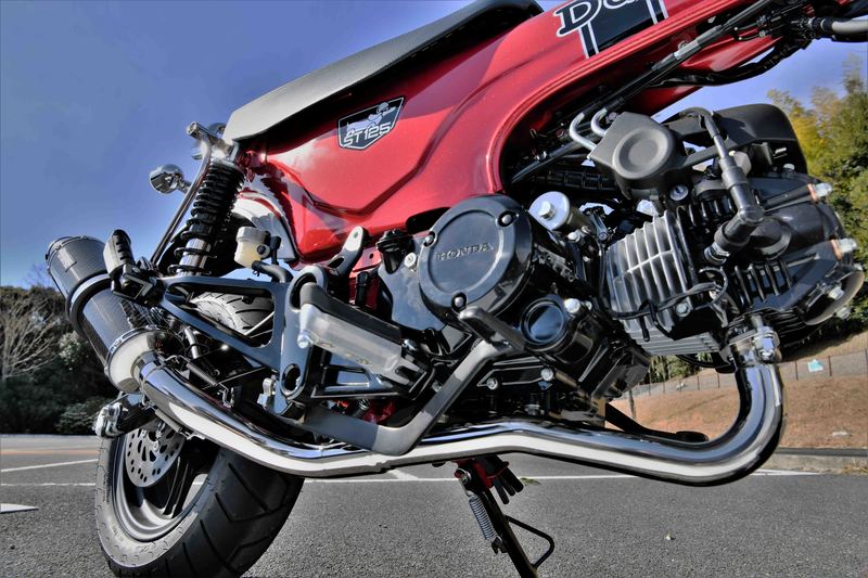 BEAMS G1026-53-006 DAX125 ダックス8BJ-JB06 R-EVO カーボンサイレンサー ビームス マフラー_7