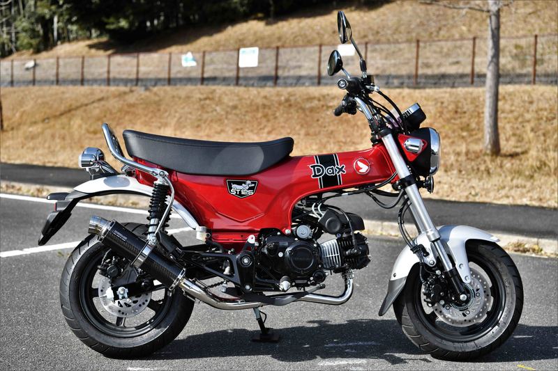 BEAMS G1026-53-006 DAX125 ダックス8BJ-JB06 R-EVO カーボンサイレンサー ビームス マフラー_10