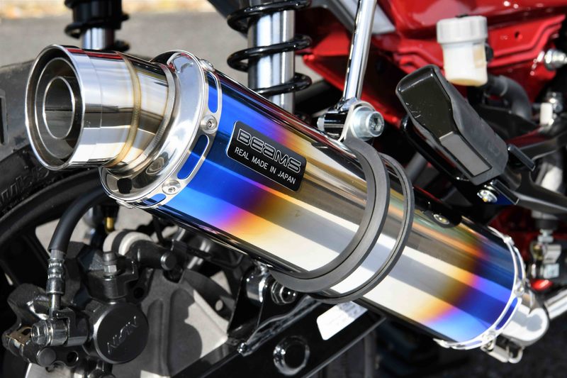 BEAMS G1026-53-007 DAX125 ダックス8BJ-JB06 R-EVO チタンサイレンサー ビームス マフラー_1