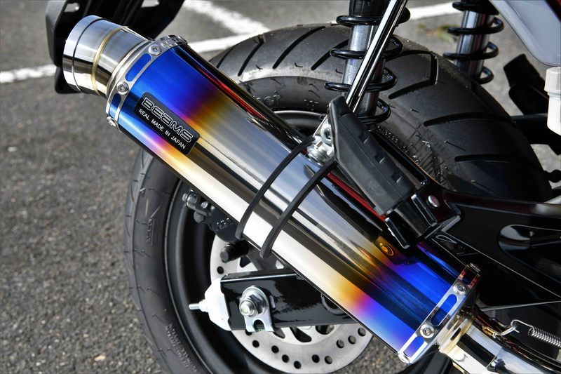 BEAMS G1026-53-007 DAX125 ダックス8BJ-JB06 R-EVO チタンサイレンサー ビームス マフラー_4